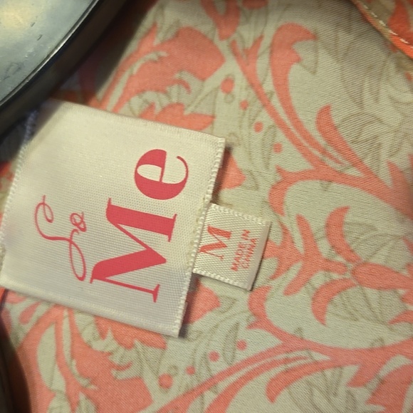 So Me Pink and Cream Patterned Blouse - Picture 3 of 4